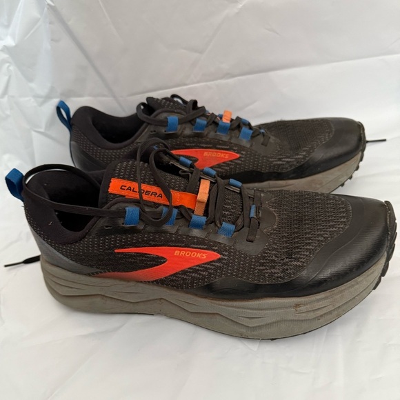 Brooks Caldera 5 Black grey orange Size 11.5 - Picture 1 of 7